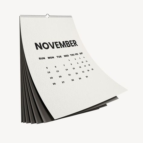 Calendar Mockup, Mockup Wall, Hanging Calendar, Calendar Wall, Calendar 2023, Mockup Free Psd, 3d Rendering, Mockup Psd, Wall Calendar