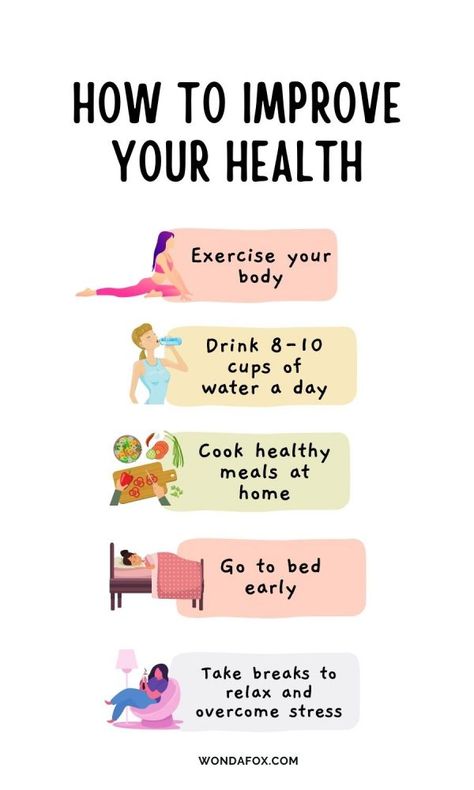 How To Improve Your Health - Wondafox How To Improve Physical Health, Newsletter Content, Feeling Fatigued, Simple Health, Healthy Meals To Cook, Health Habits, Personal Health, Sleep Deprivation, Improve Health