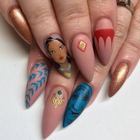 Disneyland Nails, Character Nails, Disney Nail Designs, Disney Inspired Nails, Disney Acrylic Nails, Dragon Nails, Edgy Nails, Nail Art Disney, Cute Acrylic Nail Designs