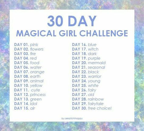 Day Art Challenge, Sketchbook Prompts, 30 Day Art Challenge, 30 Day Drawing Challenge, Journal Challenge, Art Style Challenge, Pink Anime, Oc Challenge, Drawing Ideas List