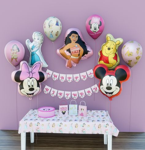 The Sims 4 Pack, Los Sims 4 Mods, Sims Baby, Disney With A Toddler, Toddler Birthday Party, Toddler Parties, Mickey Balloons, Birthday Party Set, Free Sims 4