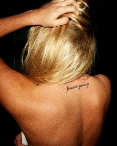 Forever Young Tattoo, 16 Tattoo, Subtle Tattoos, Dream Tattoos, Elegant Tattoos, Tattoo S, Simplistic Tattoos, Tattoo Placement, Minimal Tattoo