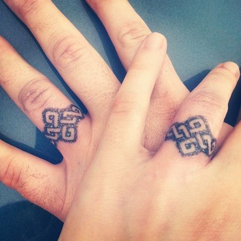 tattoo designs for wedding ring finger                                                                                                                                                                                 More Wedding Ring Tattoo For Men, Wedding Ring Finger Tattoos, Wedding Ring Tattoos, Ring Tattoo Designs, Wedding Band Tattoo, Tattoo Wedding, See Tattoo, Ring Tattoo, Wedding Ring Finger