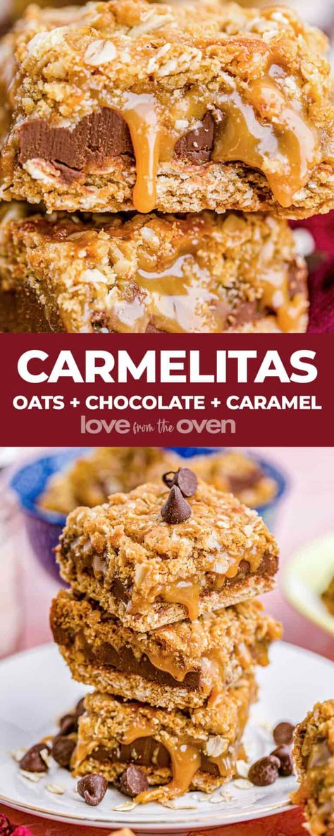 Carmelitas Recipe • Love From The Oven 12 Tomatoes Carmalitas, 12 Tomatoes Carmelitas Recipe, Carmelitas Recipe 12 Tomatoes, Carmelitas 12 Tomatoes, Carmaleta Bars Recipe, Carmelitas Recipe 9x13, Carmaleta Bars, 12tomatoes Recipes Desserts, 12 Tomatoes Recipes Desserts