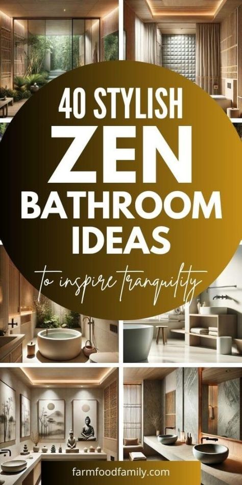 40+ Cozy Zen Bathroom Ideas to Create a Relaxing Oasis 84 Peaceful Bathroom Aesthetic, Meditation Bathroom Decor, Zen Master Bath Ideas, Timeless Spa Bathroom, Spa Inspired Bathroom Small, Spa Style Bathroom Ideas, Bathroom Spa Decor Ideas, Zen Spa Bathroom Ideas, Spa Like Bathroom Ideas