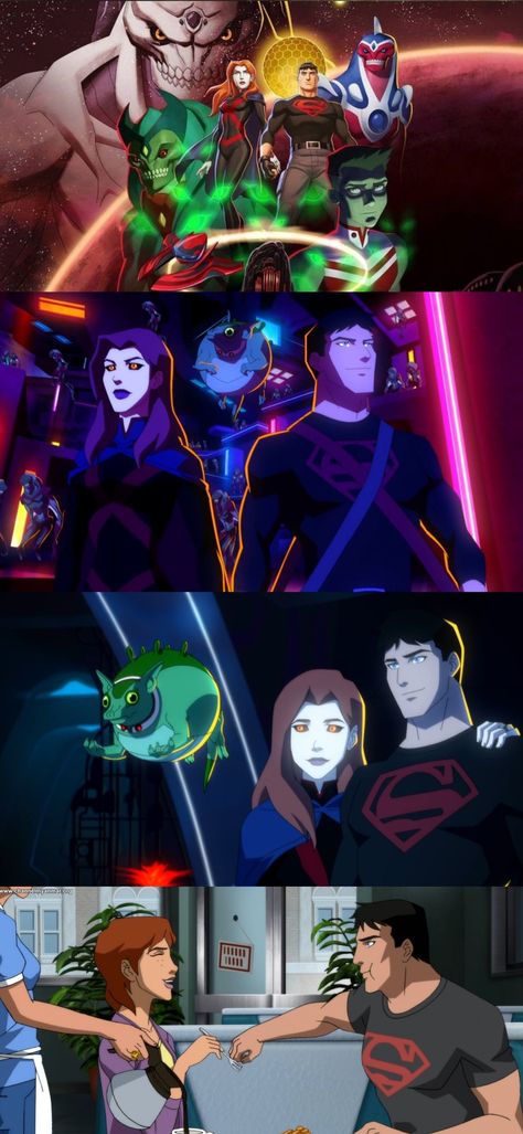 Miss Martian And Superboy, Young Justice Miss Martian, Superboy Young Justice, Young Justice Superboy, Superboy And Miss Martian, Miss Martian, Dc Comics Heroes, Beast Boy, Tim Drake