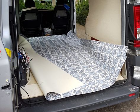 The floor, ceiling and walls of your campervan conversion are a great phase of the project! This blog gives in-depth info about choices made, time & costs Glamper Camper, Diy Van Conversions, Ford Transit Camper, Diy Campervan, Campervan Conversion, Van Wall, Van Conversion Interior, Campervan Life, Build A Camper Van