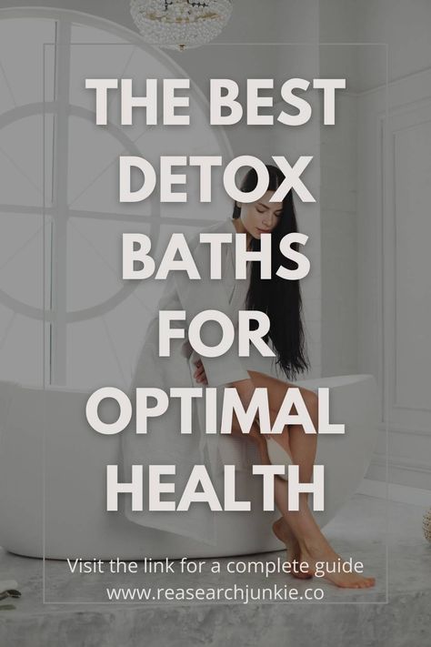 A woman sitting by the bathtub wearing a white robe dry brushing to increase lymphatic drainage before she enters into a detox bath. Bath Detox For Women, Cold Bath Benefits Health, Bath To Remove Toxins, Detox Bath For Colds, Inflammation Bath Soak, Apple Cider Vinegar Bath, Ginger Bath, Bath Detox, Detox Bath