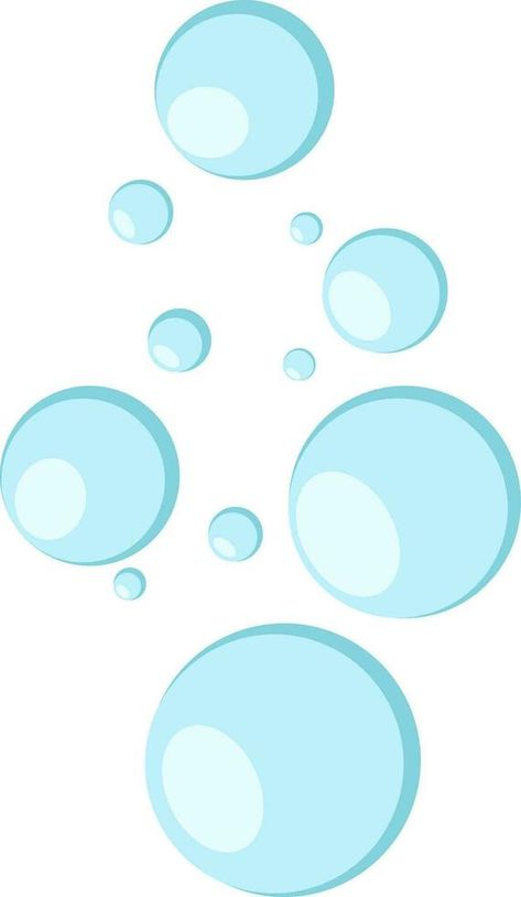 Flat Illustration Of Water Bubbles Icon. Bubble Reference, Bubbles Icon, Bubbles Cartoon, Bubbles Illustration, Sea Bubbles, Tag Packaging, Bubble Cartoon, Bubble Icon, Cartoon Bubbles