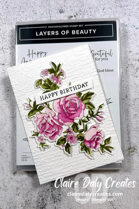 Stampin Up Birthday Cards, Stampin Up Catalog, Beauty Bundle, Card Making Kits, Stamping Up Cards, Fun Fold Cards, Handmade Birthday Cards, Card Sketches, Paper Crafts Cards