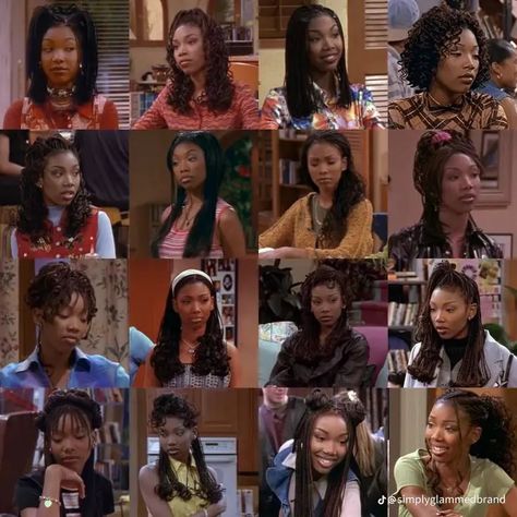 Moesha Braids Hairstyles, Moesha Braids 90s Style, Moesha Hairstyles, Brandy Moesha, Brandy Braids, 90’s Hairstyles, Braided Hairstyles For Black Women Cornrows, Braids Hairstyles Pictures, Protective Hairstyles Braids