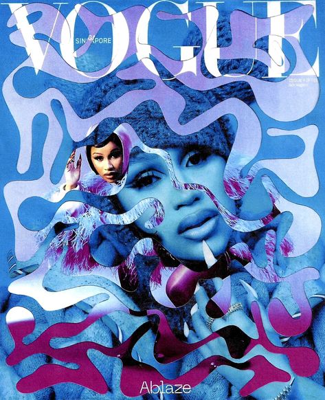 Ian Woods, Vogue Singapore, Ian Wood, Layered Art, Gcse Art, Performance Artist, Cardi B, Cool Posters, Types Of Art