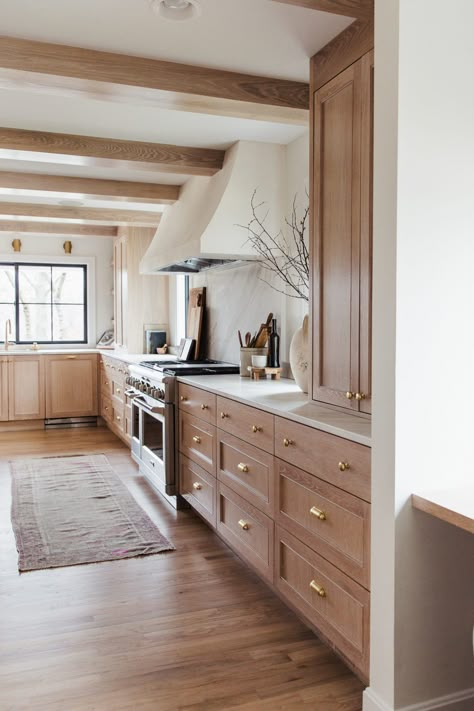 Walnut wood kitchen