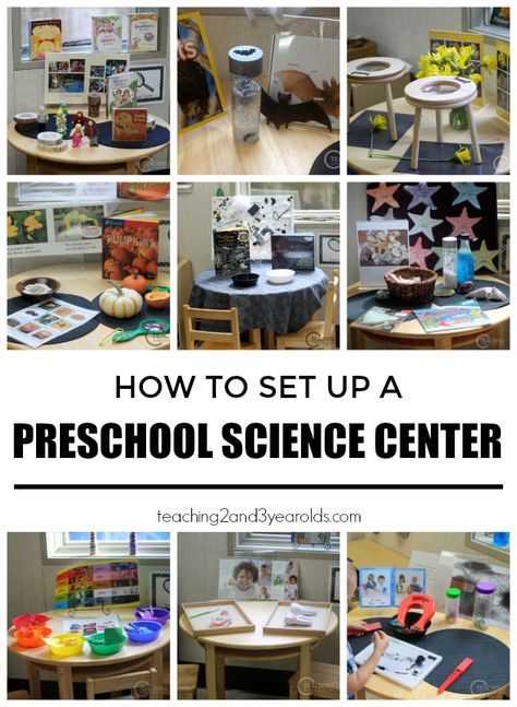 Preschool Science Center, Science Activities For Preschoolers, Aesthetic Science, Science Center Preschool, Preschool Classroom Setup, Science Logo, Projects Science, Science Aesthetic, Facts Science