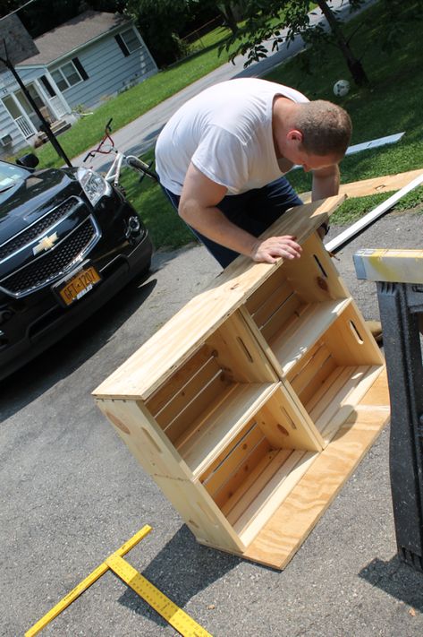 DIY Lemonade Stand Progress Kids Lemonade Stands, Mud Kitchen For Kids, Diy Lemonade Stand, Kids Lemonade, Diy Lemonade, Outside Fall Decor, Market Stands, Stand Ideas, Fall Front Porch Decor