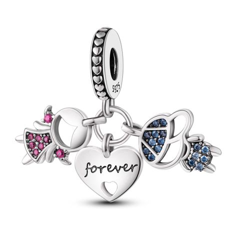 PRICES MAY VARY. 925 Sterling Silver Charm: Parmuz woman charm Bead is made of genuine 925 sterling Silver and cubic zircon. Nickel-free, Lead-free, Cadmium-free.this jewelry is a great choice for individuals with sensitive skin. Perfect gift for teen girl woman : Parmuz Charm is an ideal gift for Valentine's Day, Mother's Day, Christmas, Birthday, Anniversary, Graduation and every memorable day to your wife, daughter, mom, friends,sister ,grandmother , yourself. Compatible Size for Bracelet & N Pandora Original, Charms Pandora, Bracelet Pandora, Bracelet Love, Pandora Bracelet Charms, Birthday Gifts For Girlfriend, Pandora Bracelets, Diy Schmuck, Dangle Charms