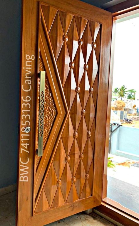 Latest Teak Wood Main Door Designs, Darvaje Design, Modern Wooden Doors Modern Wooden Doors Entrance, Wooden Main Door Design Wooden Main Door Design Entrance Modern, Main Single Door Design Entrance, Teak Door Design Modern, Teak Main Door Design Entrance, Indian Wooden Main Door Design, Teak Wood Main Door Design Entrance Modern