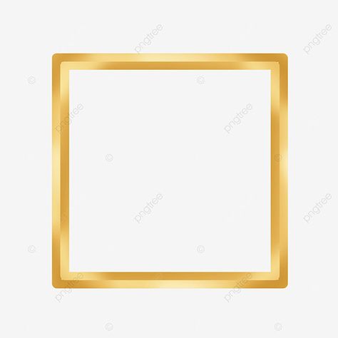 Square Frame Png, Gold Border Png, Remove Background From Image, Border Png, Wedding Frame, Golden Background, Frame Png, Frame Background, Square Mirror