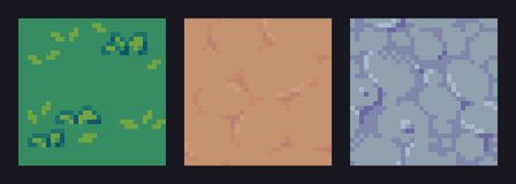 ArtStation - Grass, Rock and Dirt 32x32 pixel Art tiles Making Tiles, 32x32 Pixel Art, Pixel Art Landscape, Piskel Art, Perspective Drawing Architecture, Pixel Art Tutorial, Art Tiles, Palette Art, Isometric Art