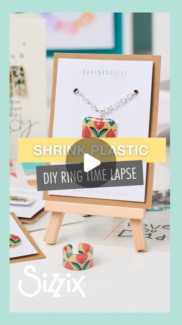 Sizzix on Instagram: "If you've never considered the sheer amount of possibilities available when creating with shrink plastic, you're missing out! Join Pete over on our latest YouTube video as he shares loads of inspiration for creating everything from jewelry to keychains, creative cards and more, using printable shrink plastic! Go to the link in our profile to watch!

#sizzix #shrinkplastic #shrinkplasticjewelry #craftersofinstagram #craftersgonnacraft #makersgonnamake #papercrafts" Shrink Plastic Printable, Printable Shrink Film, Diy Shrink Plastic Jewelry, Diy Shrink Plastic, Shrink Plastic Jewelry, Shrink Film, Shrink Plastic, Diy Rings, Plastic Jewelry