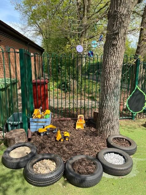 Sensory Garden School, Early Years Outdoor Area, Garden Projects For Kids, Fairy Garden Ideas For Kids, School Outdoor Area, Garden For Children, Kids Garden Play Area, Garden Ideas For Kids, Eyfs Outdoor Area