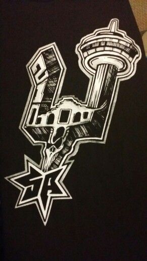 Love my shirt my love got me San Antonio Spurs Logo, Spurs Logo, Spurs Basketball, Manu Ginobili, Danny Green, Texas Tattoos, Spurs Fans, Bola Basket, Nba Art