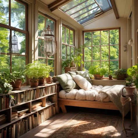 Sunroom Decorating Ideas for Every Style - Transform Your Space | BuyBestChest Solarium Room Sunroom Addition, Small Enclosed Porch, Library Sunroom, Sunroom Library, Small Sunroom, Sunroom Addition, Sunroom Decorating, Enclosed Porches, Sunroom Designs