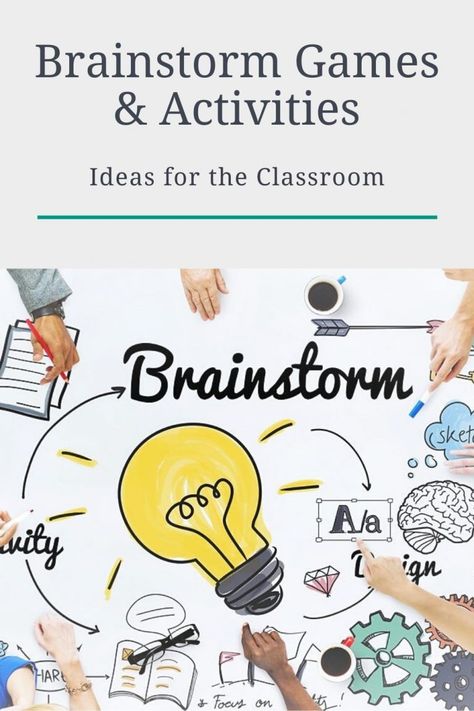 Find out the top picks for brainstorming games and activities, along with lesson plans and worksheets. These brain storm games are interactive, engaging and student centred and will have your students generating lots of new ideas related to a category or topic.     #brain #brainstorm #brainstorming #vocab #vocabulary #teaching #teacher #teachingenglish #englishteacher #english #englishclass #tefl #elt #efl #tesol #tesl #idea #ideas #creative #writing #speaking #eslwriting #eslspeaking Brainstorming Ideas Creative Writing, Speaking Lesson Plans, Creative Game Ideas, Motivation Activities For Students, Engaging Classroom Activities, Interactive Classroom Activities, Creative English Teaching Ideas, Brain Storming Ideas Creative, Motivational Activities For Students