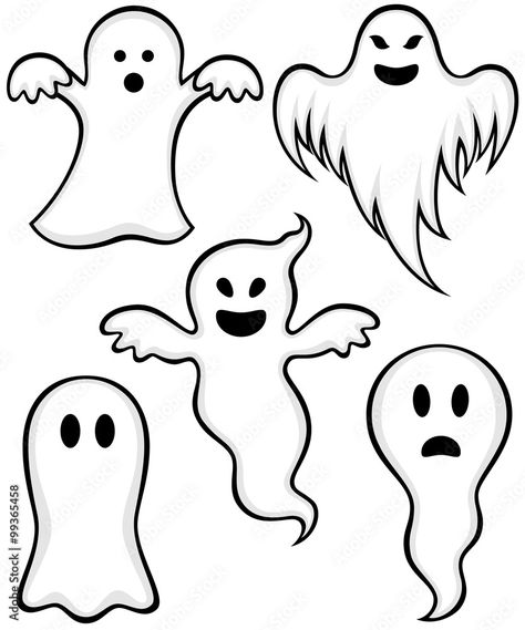 Ghost Drawing Easy, Drawing Ideas Simple, Halloween Drawing Ideas, Moldes Halloween, Ghost Drawing, Homemade Halloween Decorations, Halloween Facts, Halloween Classroom, Ghost Cartoon