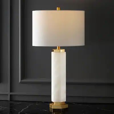 Marble Dresser, Ceramic Lampshade, Tall Table Lamp, Chic Lamp, Lamp Store, Build Furniture, Tall Table, White Alabaster, Paint Color Ideas