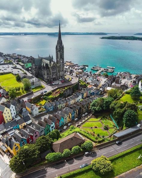 Love Ireland | Cobh, Ireland 🇮🇪 | Facebook Cobh Ireland, County Cork Ireland, Love Ireland, County Cork, Cork Ireland, Republic Of Ireland, World View, Titanic, Old Houses