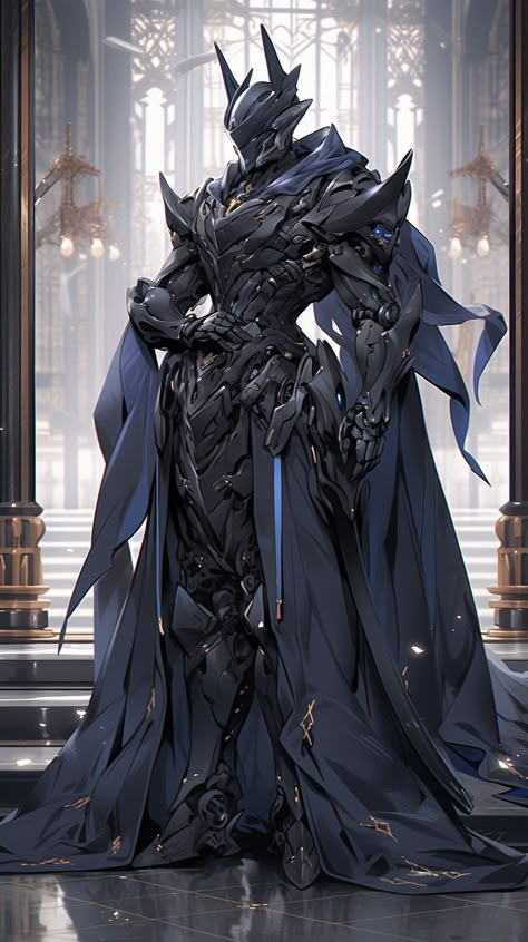 Anime Armor Design, Crystal Armor Art, Heavy Armor Fantasy, Futuristic Dragon Armor, Metal Armor Dragonar, Dark Lord Armor, Armor Ideas, Accel World, Warrior Concept Art