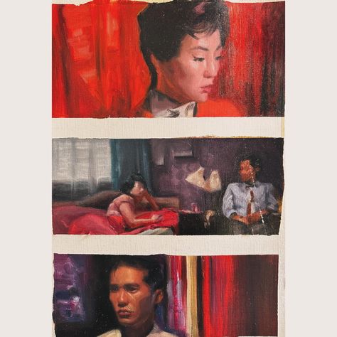 A colour sketch I did a while ago, felt in the mood to share now. #inthemoodforlove #cinema #painting #oilpainting Cinema Painting, In The Mood, The Mood, Instagram A, To Share, Oil Painting, Sketch, Felt, On Instagram