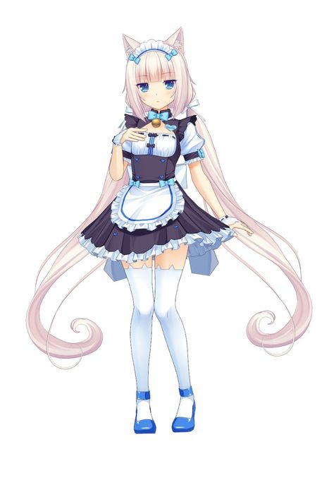 Itabeya Room, Vanilla Nekopara, Nekopara Vanilla, Auto Wrap, Cat Ears Girl, Cute Animal Drawings Kawaii, Game Character Design, Really Love You, Chapter 1