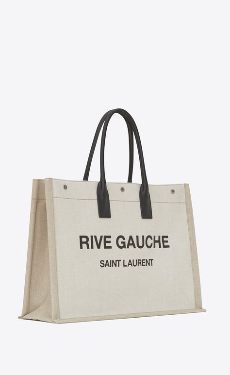 Noe Rive Gauche Bag, Ysl Rive Gauche, Saint Laurent Tote, Bag Outfit, Rive Gauche, Luxury Packaging, Saint Laurent Bag, Large Tote Bag, Mode Vintage