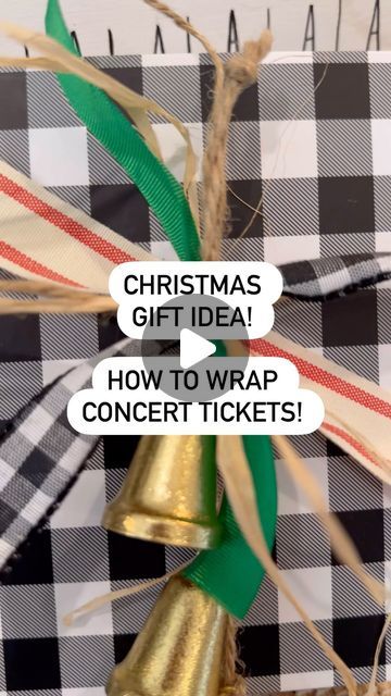 Kaycee Greer on Instagram: "Gifting an experience this year? Maybe concert tickets? A trip? Tickets to something fun?! Here is an idea on how to wrap it! 
.
.
.
Follow @thegiftstagram for more gifting ideas! 
.
.
.
#gift #gifts #giftingexperience #gifting #giftwrapping  #giftwrap  #giftwrappingideas #giftwrapped #christmasgifts #christmasgift #giftstagram #holidaygift #gifted #giftideas #giftgiving #christmasgift #christmasgiftideas #giftidea #christmasgiftidea #giftguide #giftsguides #giftstagram #giftideas #giftingexperience #giftingexperiences" Concert Gift Ideas, Concert Ticket Gift, Concert Gift, Christmas Ideas Gifts, How To Wrap, Gifting Ideas, Concert Tickets, Christmas Gift Wrapping, Gift Giving