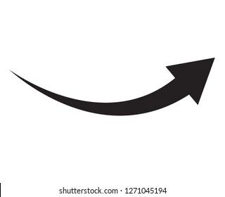 black arrow icon on white background. flat style. arrow icon for your web site design, logo, app, UI. arrow indicated the direction symbol. curved arrow sign. Arrow Clipart Black And White, Round Arrow, Arrows Logo, Arrow Clipart, Arrow Icon, Curved Arrow, Angel Posters, Arrow Symbol, Dont Break My Heart