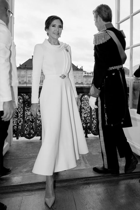 Is Queen Mary of Denmark more popular than King Frederik? | Tatler Queen Mary Ii, Kroonprinses Mary, Denmark Fashion, Denmark Royal Family, Princess Marie Of Denmark, Mary Of Denmark, Danish Royalty, Evening Wear Dresses, Queen Margrethe Ii