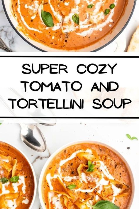 Tomato Ravioli Soup, Slow Cooker Tomato Tortellini Soup, Tomato Tortellini Soup Crockpot, Tortellini Recipes Soup, Tomato Basil Tortellini Soup, Tortellini Soup Crockpot, The Best Tomato Soup, Cheese Tortellini Soup, Ravioli Soup