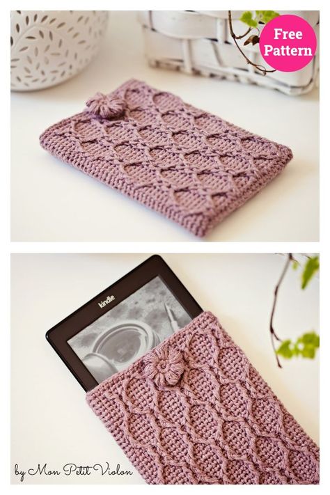 Kindle Cover Free Crochet Pattern Book Holder Crochet Pattern, Crochet Quran Cover Free Pattern, Kindle Paper White Crochet Cover, Crochet Binder Cover, Crochet Kobo Cover, Knitted Kindle Cover, Ipad Cover Crochet Pattern, Crochet Tablet Case Pattern Free, Kindle Sleeve Crochet Pattern Free