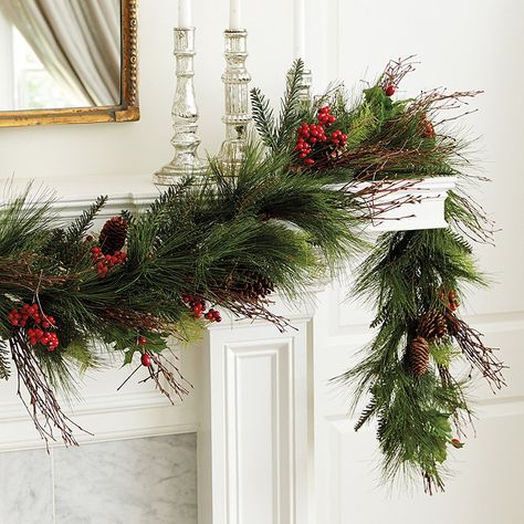 Pine garland christmas