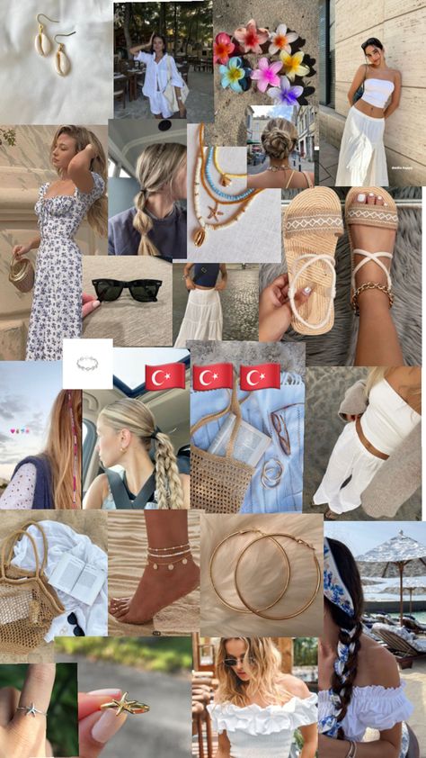 Turkey Türkiye summer jewellery accersories Summer Jewellery, Cute Outfits