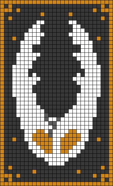 Alpha pattern #124407 | BraceletBook Hollow Knight Cross Stitch Pattern, Hollow Knight Crochet Pattern, Hollow Knight Cross Stitch, Socks Ideas, Mural Simple, Autumn Cross Stitch Patterns, Cross Stitch Quotes, Easy Perler Beads Ideas, Pixel Art Templates