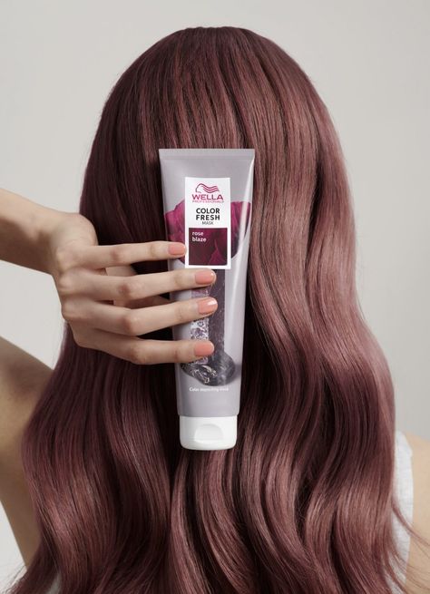 Wella Color Fresh Mask, Hair Colour At Home, Color Fresh Mask, Cherry Brown Hair, Ulzzang Hair, Hair Nutrition, Wella Color Fresh, Red Hair Inspo, Conditioner Hair