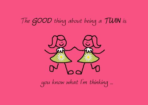 Birthday Twin Sister Stick Figures Know What I&rsquo;m Thinking card Stick Figure, Birthday Cards For Twins, Drawing Gift Ideas, Girls Holding Hands, Twin Day, Free Ecards, Twin Sisters, Stick Figures, Congratulations Card