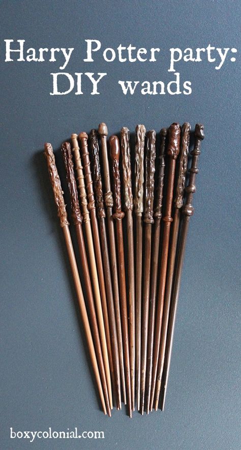 Diy Wands, Diy Harry Potter Wands, Cumpleaños Harry Potter, Harry Potter Bday, Festa Harry Potter, Anniversaire Harry Potter, Diy Wand, Theme Harry Potter, Harry Potter Birthday Party