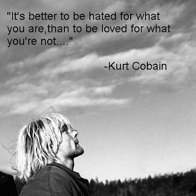 To Be Loved, A Quote, Kurt Cobain, The Sky, Black And White, Quotes, White, Black