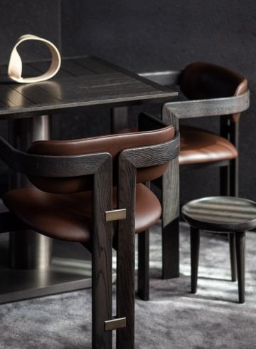 Ando Restaurant: Flavors of a Big industrial City – ADF Web Magazine – Architecture×Art×Design Information News Restaurant Chairs Design, Restaurant Designs, Industrial City, Furniture Design Chair, Dining Chair Design, Restaurant Chairs, Restaurant Furniture, Furniture Details, Web Magazine