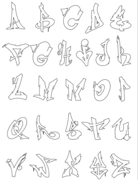 Graffiti Wild Style, Free Graffiti Fonts, Numbers Tattoo, Graffiti Alphabet Styles, Graffiti Lettering Alphabet, Graffiti Art Letters, Lettering Styles Alphabet, Tattoo Lettering Design, Graffiti I