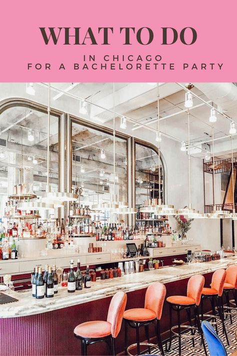 Chicago Dinner Restaurants, Chicago Bachelorette Party, Where To Stay In Chicago, Chicago Bachelorette, What To Do In Chicago, Chicago Weekend, Bachelorette Planning, Chicago Summer, Bachelorette Pad